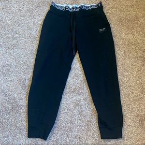 Calvin Klein Black Drawstring Sweatpants